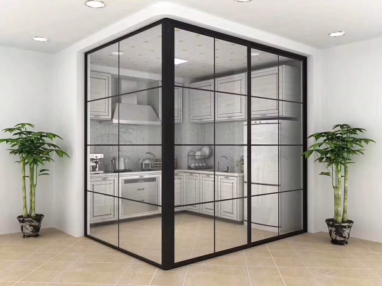 Aluminium Internal Partition - Architectural Glass Solutions by Vistta Glass